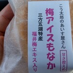 道の駅 三方五湖 - 梅アイスもなか　210円