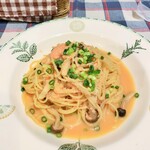 キャセロール - タラコスパゲッティー。900円+税