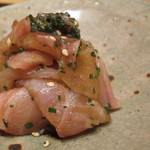 神保町 傳 - 金目鯛の鰹酒盗和え