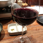 Torishou Takehashi - グラスの赤ワイン美味しかった！