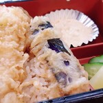 明石の湯 - 大きな海老天！