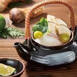 Matsutake mushrooms steamed in clay pots September to November