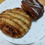 パンやきどころ RIKI - コーンのパンとピスタチオのパイ