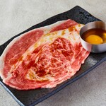 [Domestic] Beef rib roast with suki-shabu Sukiyaki