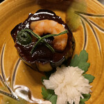 銘石の宿 かげつ - 米茄子味噌焼き