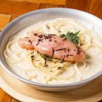 トリュフ香る明太子クリームパスタ