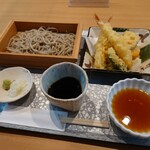 蓮の庭 - 常陸秋そばと天麩羅御膳