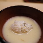 道人 - ハモは白味噌仕立てで。