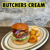 BUTCHERS CREAM - 『HomeMade Becon cheese Burger¥1,520』
                『ハートランド¥600』