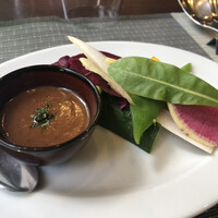 トラットリア イル レガーロ - ホタルイカのバーニャカウダ