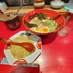 Ra-Men Zundouya - 味玉ラーメンとチャーハン