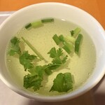 Tai Ryourito Karaoke Kunyai - ランチセットのスープ