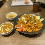 Ganjis u - チキンビリヤーニ＋カレーソースセット