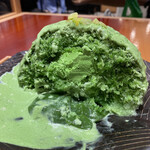 中村藤吉本店 - 中身！！抹茶アイスとゼリーが入っている！！