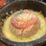 焼肉･韓国料理 とうがらし101 - チーズ明太石焼ビビンパ