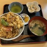 志天 - かき揚げ丼（税込み１１００円）