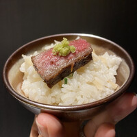 名駅 鉄板焼き 森本Ｘ Premium - 乗せてみる