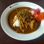CoCo壱番屋 - 料理写真:期間限定の鯖とごぼうのスパイスカレー960円(ライス量250g)
