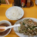 中華料理 ポパイ - Ｂセット(野菜炒め)  ￥650