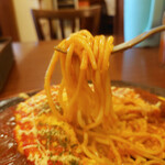 スパゲッティハウス シェフ - 何とかほぐした麺