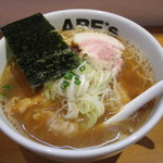 ラーメン ABE's - ４月１４日限定「こってり煮干しラーメン」（大盛）