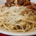 ラーメン二郎 - ヤサイ（そのまま）