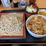 瀬谷そば - かき揚げ丼セット