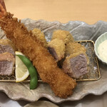 とんかつ みそ家 - ヒレカツ160gは4個分