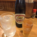 183687865 - 瓶ビールとレモンサワーで乾杯