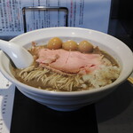 弘明寺丿貫 - ダブルアジニボプレッソ ＋うずら味玉