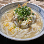 Ittetsu An - かき揚げ玉子とじうどん