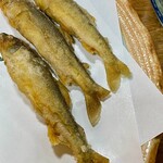 ゆうすげ - 稚鮎の唐揚げ