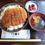 牛カツ京都勝牛 - ソースカツ丼（1150円）
