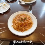 KURA - 赤いカルボナーラ