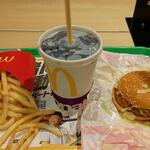 マクドナルド - スパイシーチキンバーガー セット (税込)500円 (2022.09.05)