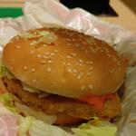 マクドナルド - スパイシーチキンバーガー ※拡大 (2022.09.05)