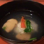 日本料理 もちづき - 薄葛仕立　伊勢海老道明寺蒸し