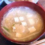 さくら本店 - (ﾗﾝﾁ)さくら定食 具だくさん味噌汁　2022.8.23