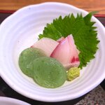 さくら本店 - (ﾗﾝﾁ)さくら定食 変わり鉢：ぶりのお刺身　2022.8.26