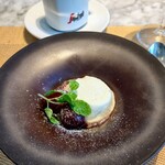 La Brianza - 大体いつも、ドルチェのお供はディカフェコーヒーと。パンナコッタとコーヒーよく合います
