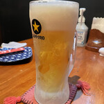鳥勘 - 生ビール