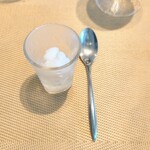 La Brianza - レモンとセージのソルベ。おいしい定番お口直し☆