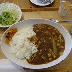 サイン カフェ ベリー ユー - ひよこ豆のカレー