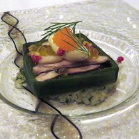 レザンファン ギャテ - 秋刀魚と椎茸、長芋のテリーヌ