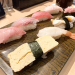 Mawarizushi Shibuya Sushitsune - 常にぎり 1,078円税込