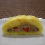 チャオズ カマクラ - ガパオ饅断面アップ