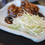 Kitchen HOSAKA - "糖醋肉（くろずのすぶた）"、蔥絲（ねぶかせん）