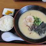 うちだラーメン - ラーメンセット（６００円）