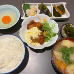 Ranno Egg Rice Set Meal Bamboo