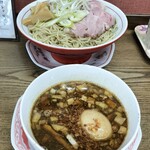 中華そば 壇 - つけ麺（鬼盛り）+メンマ